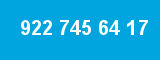 922 745 64 17